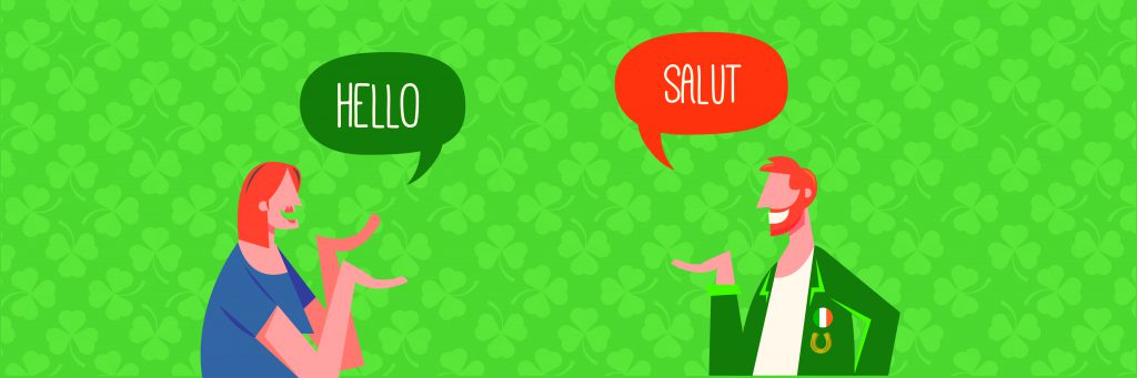 irish accents for language localization