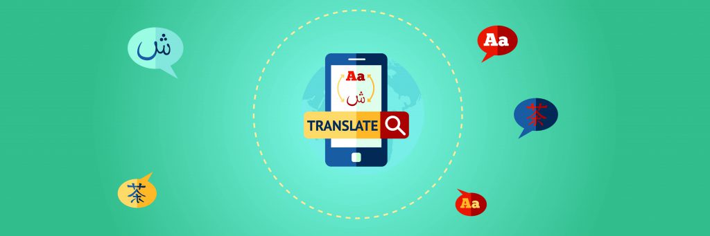 Professional Translator Mobile Phone Translating to Different Languages
