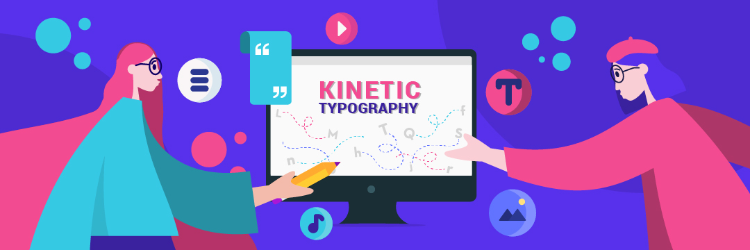Kinetic typography for content creation